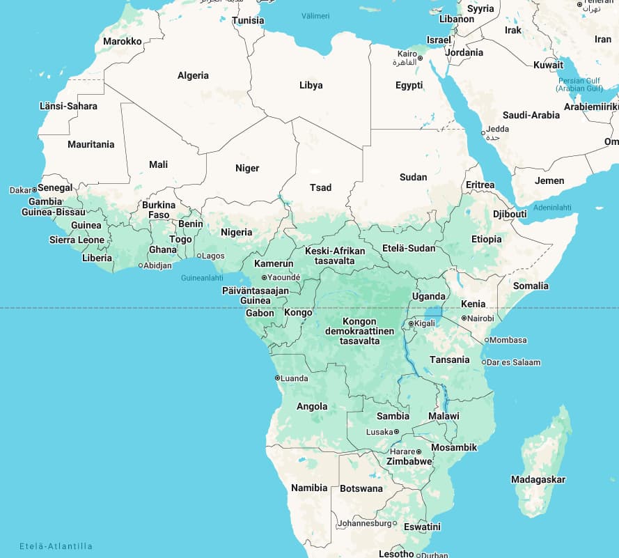 Afrikan kartta