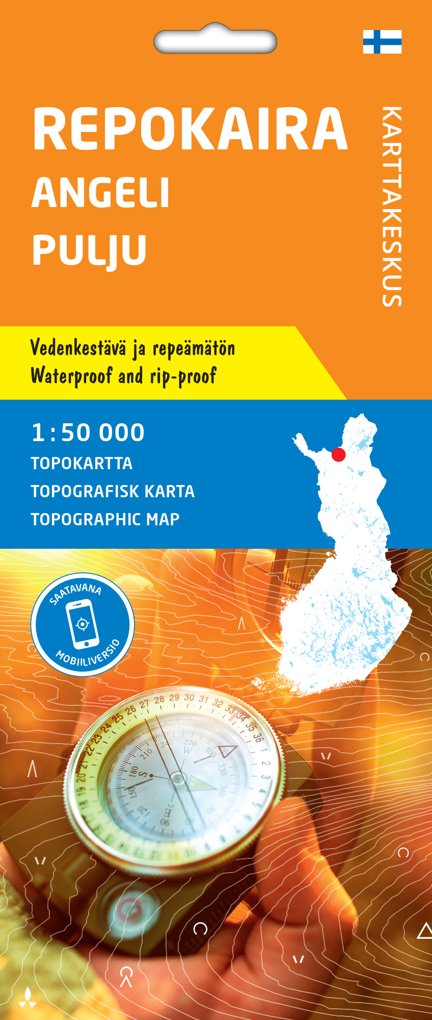 Repokaira Angeli Pulju Topokartta 1 50 000 Kartta